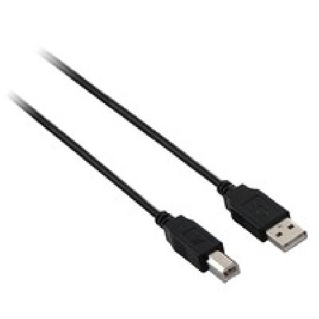 V7 USB2.0 A TO B Cable 1.8M Black/Data Cable 480MBPS Peripherals
