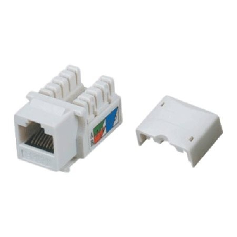 DATACOM Keystone UTP RJ45 Cat5E Dual MINI bílý
