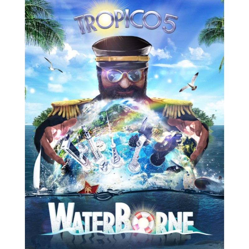 Tropico 5 Waterborne – herní rozšíření pro PC (elektronická licence)