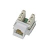 DATACOM Keystone cat5E white UTP