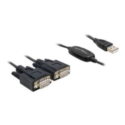Adapter USB 2.0 Type-A 2 x Serial DB9, Adapter USB 2.0 Type-A 2 x Serial DB9 61886