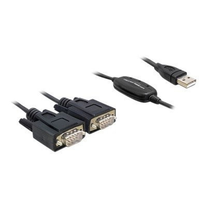 Adapter USB 2.0 Type-A 2 x Serial DB9, Adapter USB 2.0 Type-A 2 x Serial DB9 61886