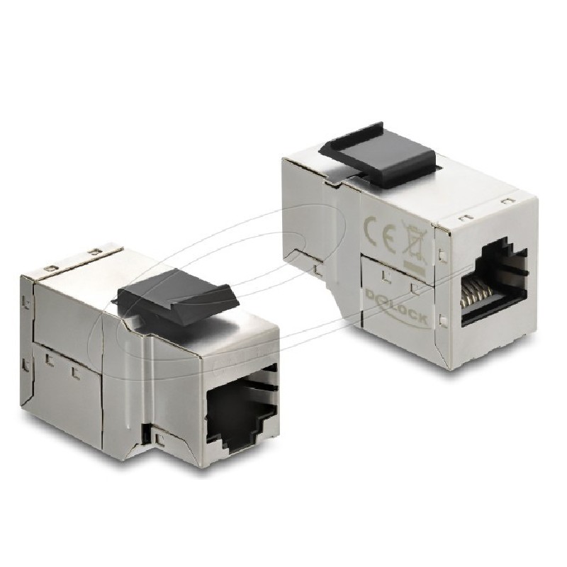 Delock Keystone Module coupler RJ45 jack, Delock Keystone Module coupler RJ45 jack 90835
