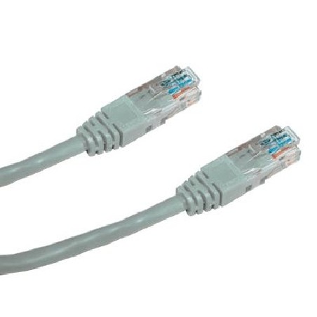 DATACOM Patch kabel UTP CAT5E 1m šedý