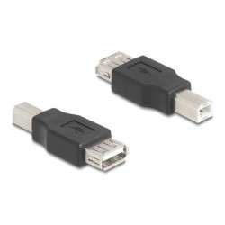 Delock - USB adaptér - USB typ B (M) do USB (F) - USB 2.0 - cerná
