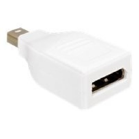 Delock - Adaptér DisplayPort - Mini DisplayPort (M) do DisplayPort (F) - bílá