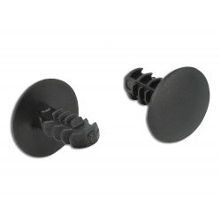 Tannenbaum Clip schwarz 10 Stueck, Tannenbaum Clip schwarz 10 Stueck