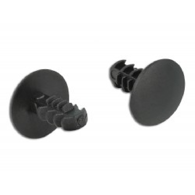 Tannenbaum Clip schwarz 10 Stueck, Tannenbaum Clip schwarz 10 Stueck