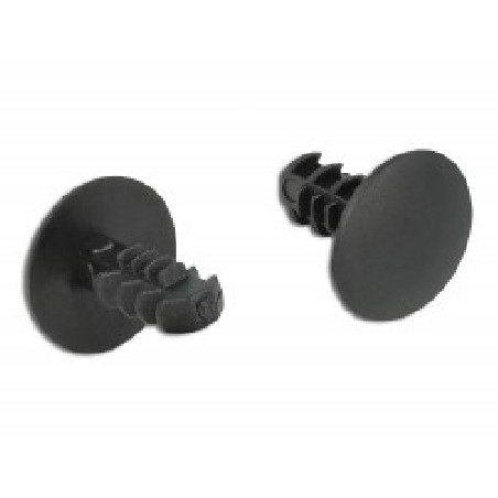 Tannenbaum Clip schwarz 10 Stueck, Tannenbaum Clip schwarz 10 Stueck