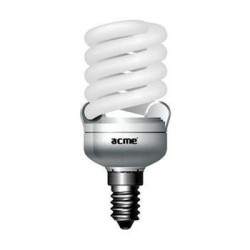 ACME úsporná žárovka full spiral, 15W (70W), 10000h, E14, 900lm, 2700K