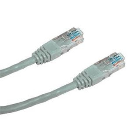 DATACOM Patch cord UTP CAT5E 1m šedý