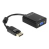 Delock Adapter Displayport male VGA 15 pin female - Adaptér VGA) - DisplayPort (M) do HD-15 (VGA) (F) - 12.5 cm