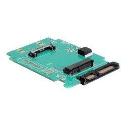 Delock Converter SATA 22 pin mSATA - Řadič úložiště - 1.8" - SATA 3Gb/s - SATA 3Gb/s