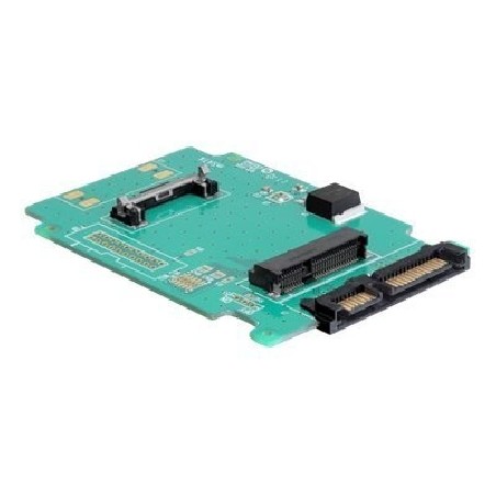 Delock Converter SATA 22 pin mSATA - Řadič úložiště - 1.8" - SATA 3Gb/s - SATA 3Gb/s