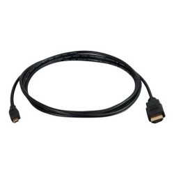 C2G 10ft HDMI to Micro HDMI Cable with Ethernet - 1080p - M/M - Kabel HDMI s ethernetem - 19 pin micro HDMI Type D s piny