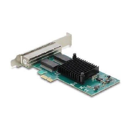 Delock - Sítový adaptér - PCIe 2.1 - Gigabit Ethernet x 4