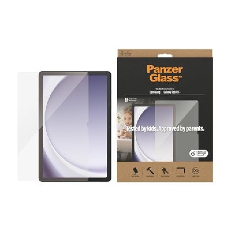 PanzerGlass - Ochrana obrazovky pro tablet - ultra široký tvar - sklo - pro Samsung Galaxy Tab A9+