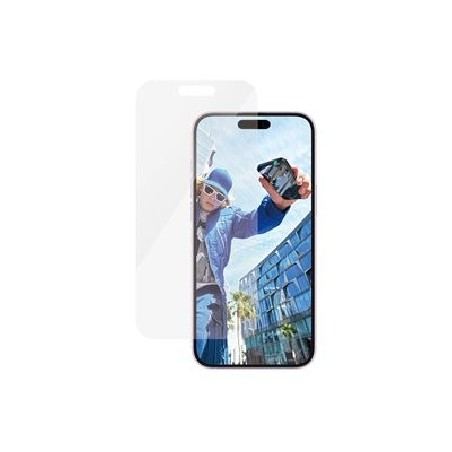 PanzerGlass - Ochrana obrazovky pro mobilní telefon - klasický tvar - sklo - pro Apple iPhone 15 Plus, 16 Plus