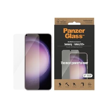 PanzerGlass - Ochrana obrazovky pro mobilní telefon - sklo - pro Samsung Galaxy S23+