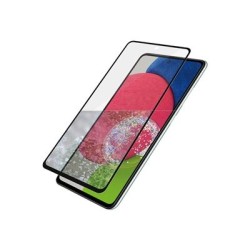 PanzerGlass - Ochrana obrazovky pro mobilní telefon - kompatibilní s pouzdrem - sklo - barva rámu cerná - pro Samsung Galaxy