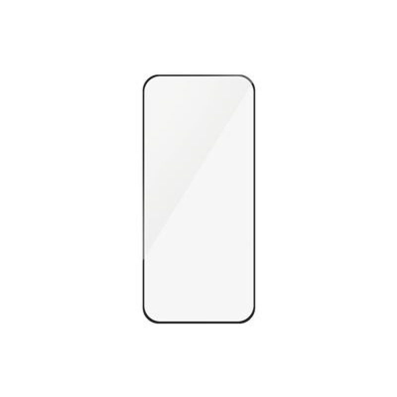 PanzerGlass - Ochrana obrazovky pro mobilní telefon - ultra široký tvar - sklo - barva rámu cerná