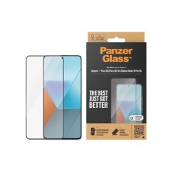 PanzerGlass - Ochrana obrazovky pro mobilní telefon - ultra široký tvar - sklo - barva rámu cerná - pro Xiaomi Redmi Note 13 Pro