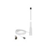 Delock WLAN 802.11 b/g/n Marine Antenna - Anténa - Smart Home - 10 dBi - vnitrní / venkovní, upevnení šroubováním - bílá