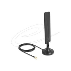 Delock - Anténa - dipolární - mobil, Wi-Fi, IoT, Bluetooth - všesmerová - vnitrní, upevnení magnetem