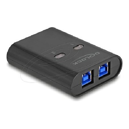 Delock - USB spínac - 5 Gbps, 2 PC na 1 zarízení - 2 x USB - desktop