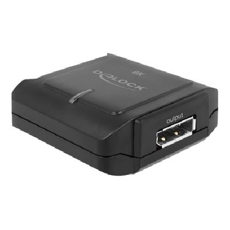 Delock DisplayPort 1.4 Repeater 8K 30 Hz - Opakovac - DisplayPort - DisplayPort 20 pinu / DisplayPort 20 pinu - až 10 m