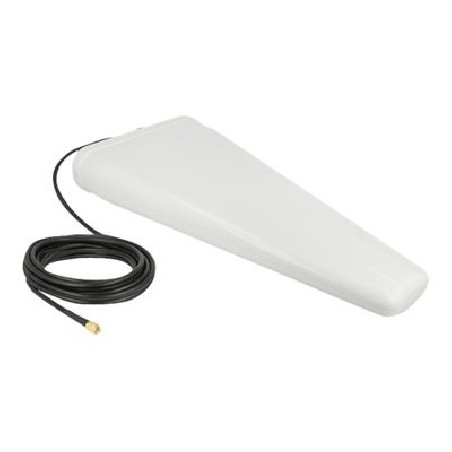 Delock - Anténa - Smart Home - 9 - 11 dBi - směrový - vnitřní / venkovní, montáž na sloupek - bílá