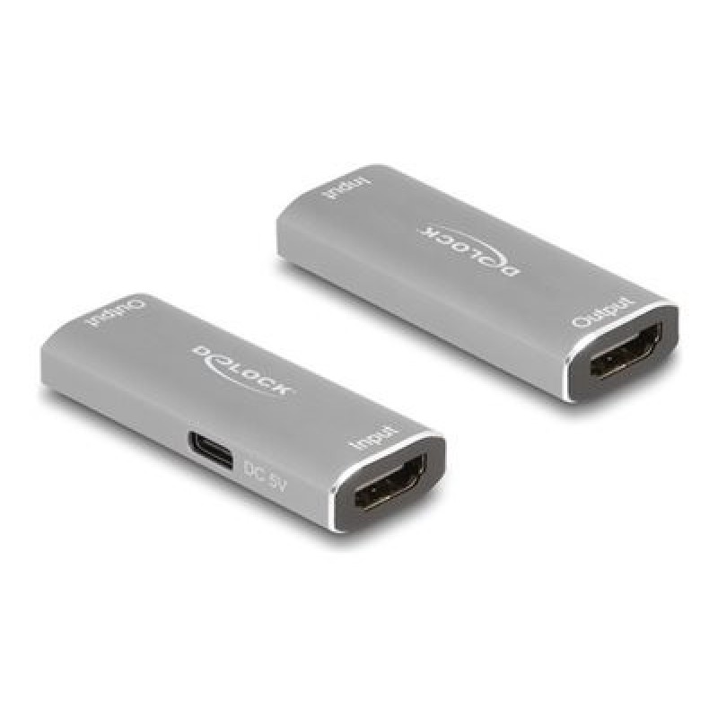 Delock - Opakovac - HDMI - 19 pin HDMI Type A (female) / 19 pin HDMI Type A (female) - až 20 m