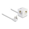 Delock - Napájecí pásek - s detskou pojistkou, nabíjecka PD 3.0 20W - AC 250 V - 3680 Watt - vstup: power CEE 7/7 - výstupní