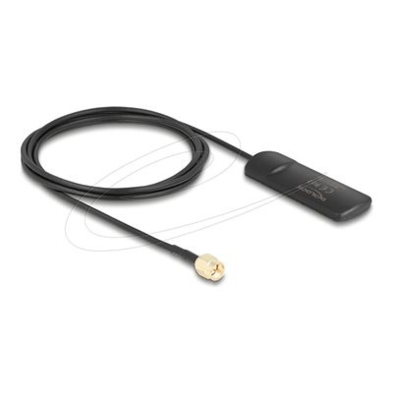 Delock - Anténa - mobil, Wi-Fi, Bluetooth, IoT - všesmerová - vnitrní, upevnení nalepením