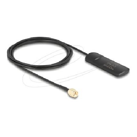 Delock - Anténa - mobil, Wi-Fi, Bluetooth, IoT - všesmerová - vnitrní, upevnení nalepením