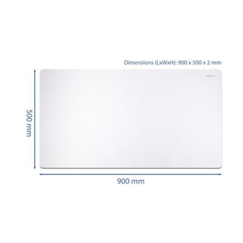 Delock - Klávesnice a podložka pod myš - 900x500x2 mm - bílá