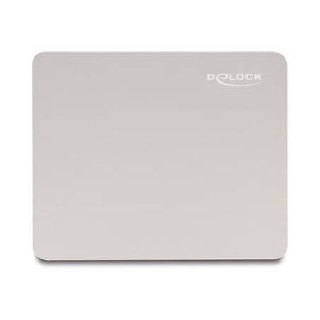 Delock - Podložka pro myš - 220 x 180 mm, sklenený povlak - hnedá Greige