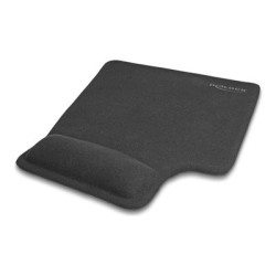 Delock - Podložka pro myš s polštárkem pro zápestí - ergonomické provedení, gelová operka zápestí, pro leváky - cerná