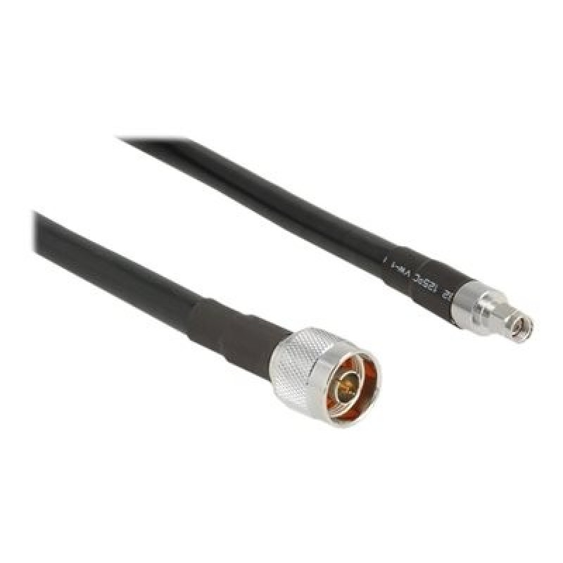 Delock CFD400 LLC400 low loss - Kabel antény - N konektor (Z) do RP-SMA (Z) - koaxiál - cerná