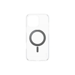 CARE by PanzerGlass - Zadní kryt pro mobilní telefon - kompatibilita s MagSafe - recyklovaný plast - pruhledná, cerná - pro