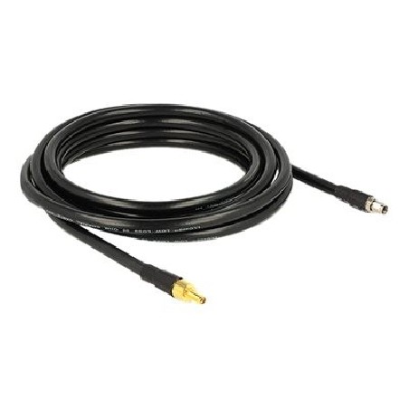Delock CFD400 LLC400 low loss - Prodlužovací anténní kabel - RP-SMA (F) do RP-SMA (M) - 4 m - CFD-400 - cerná
