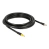 Delock CFD400 LLC400 low loss - Prodlužovací anténní kabel - RP-SMA (F) do RP-SMA (M) - 4 m - CFD-400 - cerná
