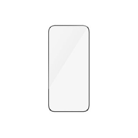PanzerGlass - Ochrana obrazovky pro mobilní telefon - ultra široký tvar - sklo - barva rámu černá - pro Apple iPhone 15, 16