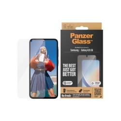 PanzerGlass - Ochrana obrazovky pro mobilní telefon - ultraširoký strih s EasyAligner - sklo - pro Samsung Galaxy A35