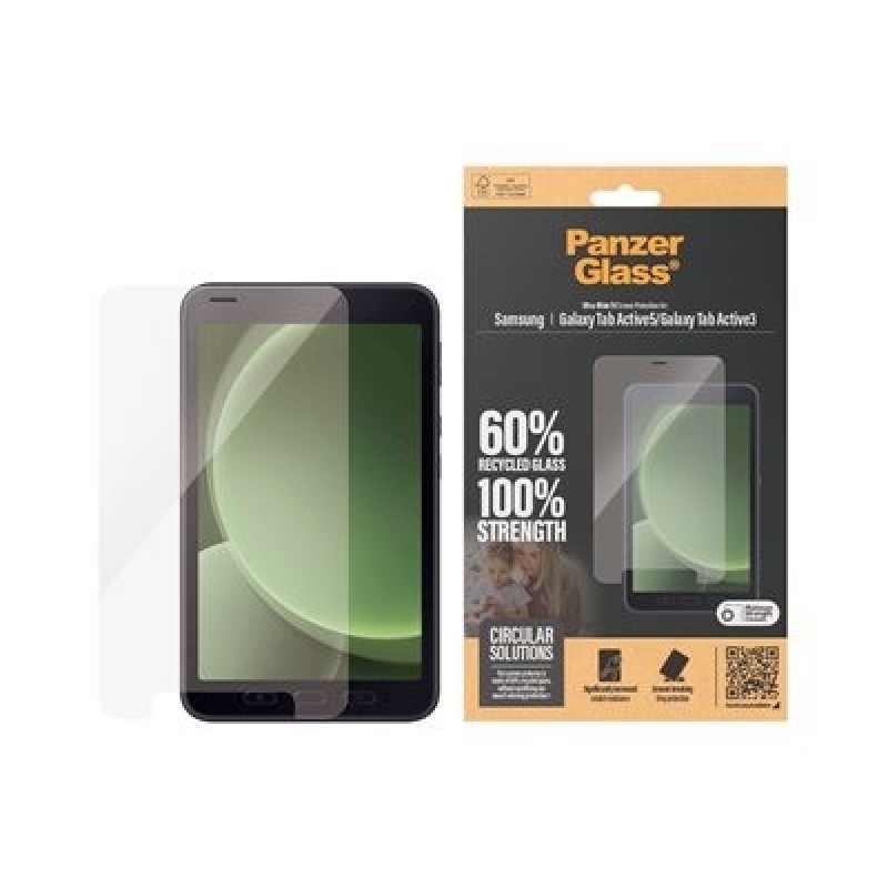 PanzerGlass - Ochrana obrazovky pro tablet - ultra široký tvar - sklo - pro Samsung Galaxy Tab Active5