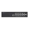LANCOM GS-2412 - Prepínac - rízený - 10 x 10/100/1000 + 2 x 1 Gigabit SFP - Lze montovat do rozvadece