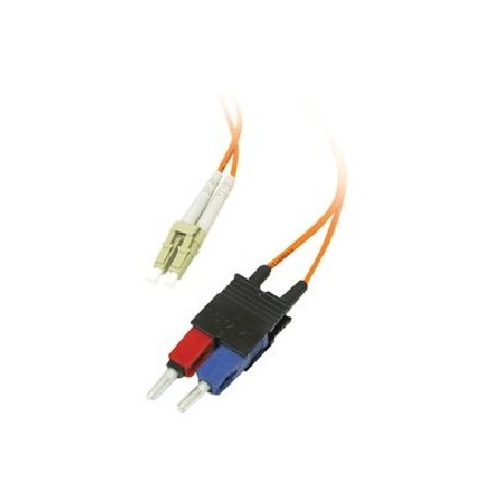 C2G Low-Smoke Zero-Halogen - Patch kabel - multirežim LC (M) do SC několik režimů (M) - 5 m - 5 m - optické vlákno - 62,5 / 125