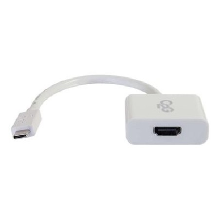 C2G USB 3.1 USB C to HDMI Audio/Video Adapter - USB Type C to HDMI White - Externí video adaptér - USB 3.1 - HDMI - bílá