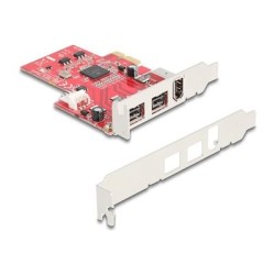 Delock - Adaptér firewire - PCIe 1.1 nízký profil - FireWire 800, FireWire