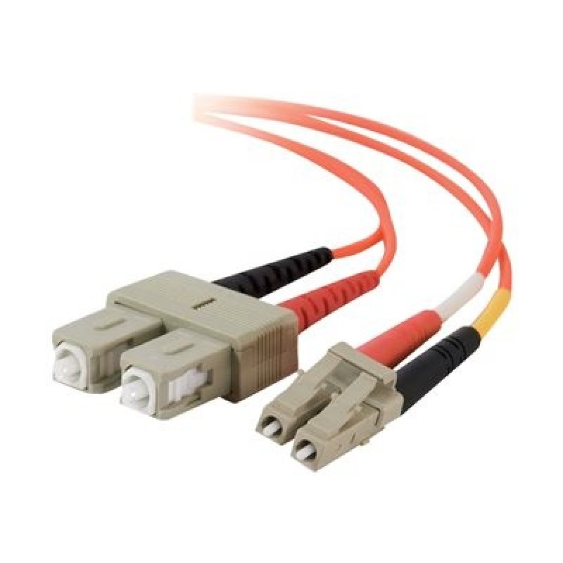 C2G Low-Smoke Zero-Halogen - Patch kabel - multirežim LC (M) do SC několik režimů (M) - 7 m - 7 m - optické vlákno - 62,5 / 125